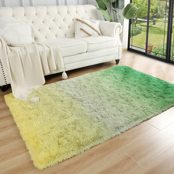 Wrought Studio Rectangle Boysen Machine Tufted Polyester Area Rug in